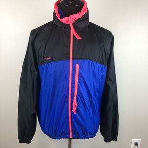 Columbia Vintage Color Block Windbreaker Jacket L